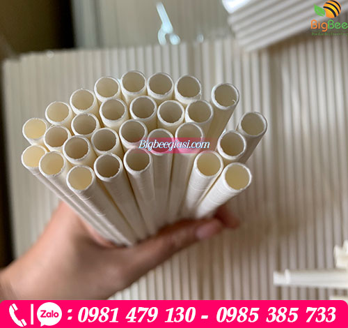 Ống hút giấy phi 6 có cấu tạo 3 lớp giấy cứng cáp Ống hút giấy phi 6 có cấu tạo 3 lớp giấy cứng cáp