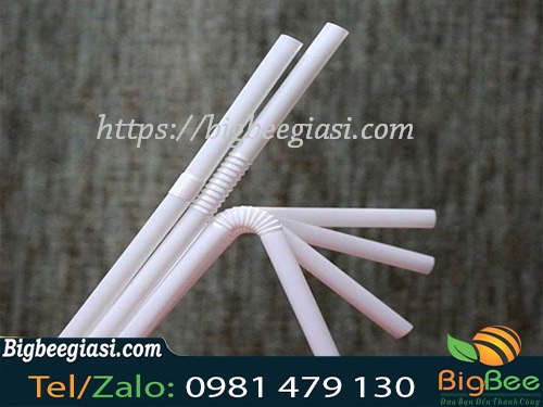 ống hút cong màu trắng ống hút cong màu trắng