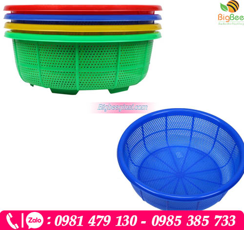 Rổ nhựa đựng gạo có chân Rổ nhựa đựng gạo có chân