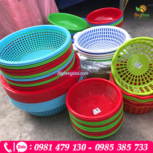 Rổ nhựa loại nhỏ loại lớn đa dạng kích thước Rổ nhựa loại nhỏ loại lớn đa dạng kích thước