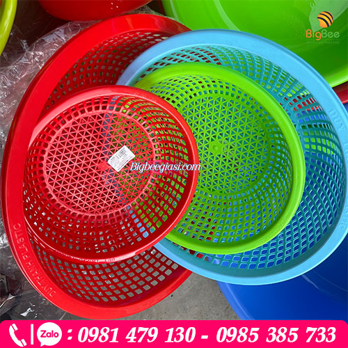 Rổ nhựa tròn PP có nhiều màu sắc để lựa chọn Rổ nhựa tròn PP có nhiều màu sắc để lựa chọn