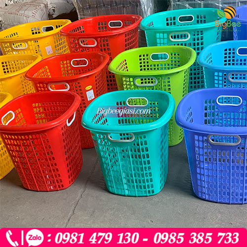 Sọt nhưa vuông đựng hàng hóa sản phẩm đa dạng Sọt nhưa vuông đựng hàng hóa sản phẩm đa dạng