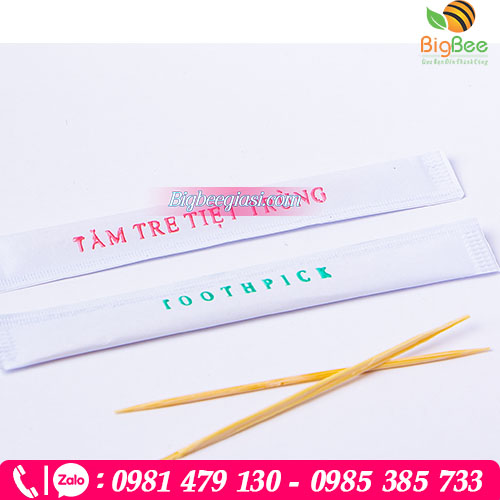 Tăm tre xỉa răng tiệt trùng