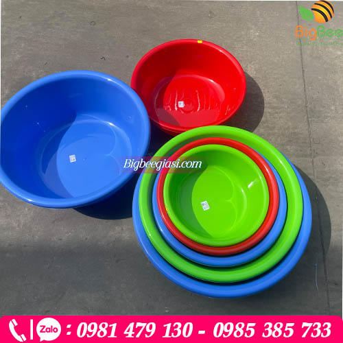 Thau nhựa cỡ lớn đủ màu Thau nhựa cỡ lớn đủ màu