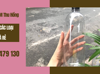Gợi ý nơi mua chai nhựa 1 lít rẻ, dày, đẹp tại TpHCM
