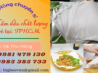 Mua giấy thấm dầu thực phẩm chất lượng giá sỉ ở đâu ở TPHCM