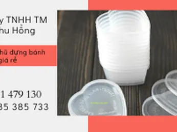 Hũ nhựa đựng bánh flan hình trái tim giá sỉ tại xưởng