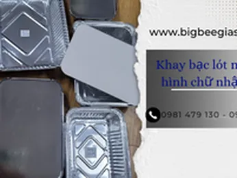 Nơi bán Khay giấy bạc chữ nhật nướng đồ ăn giá rẻ đủ kích thước.