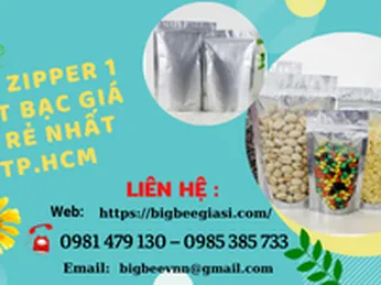 Mua túi zipper 1 mặt bạc giá sỉ rẻ ở đâu