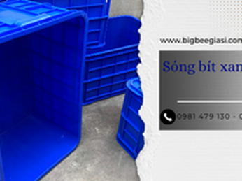 Sóng Nhựa Bít 3T1 - 392 kích thước 610 x 420 x 310mm màu xanh dương