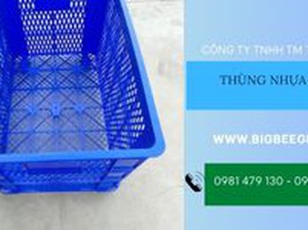 Bán thùng nhựa rỗng (rổ nhựa công nghiệp) giá rẻ nhất TpHCM