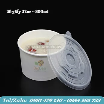 TÔ GIẤY 800ML(32OZ)