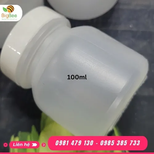 HŨ NHỰA ĐỰNG SỮA CHUA 100ML( KT 5.5cm X 6cm)