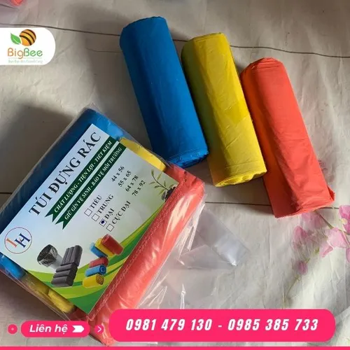 TÚI ĐỰNG RÁC ĐỦ MÀU DẠNG CUỘN