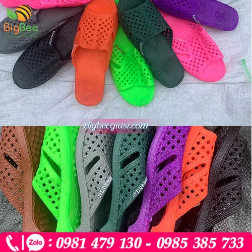 Dép nhựa tổ ong nhiều màu