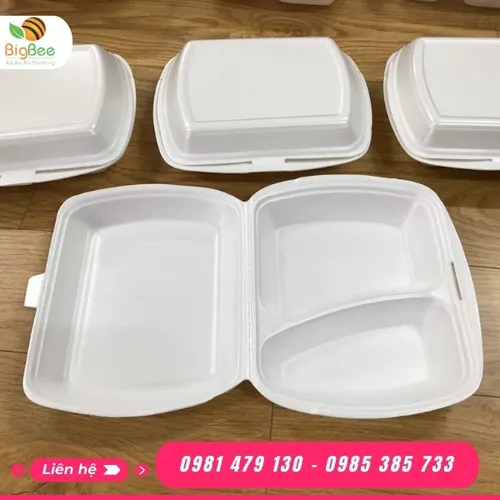 HỘP XỐP ĐỰNG CƠM 2 NGĂN