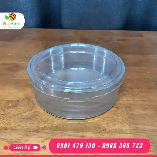 HỘP NHỰA TRÒN ĐỰNG HẠT ĐIỀU 400GR