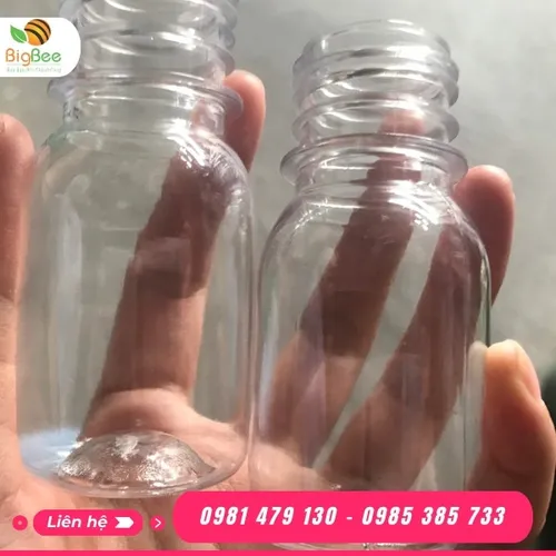 CHAI NHỰA TRÒN 50ML NẮP ĐEN ĐỰNG MẪU DÙNG THỬ