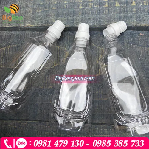 Chai nhựa trong suốt đựng nước lau sàn 1L