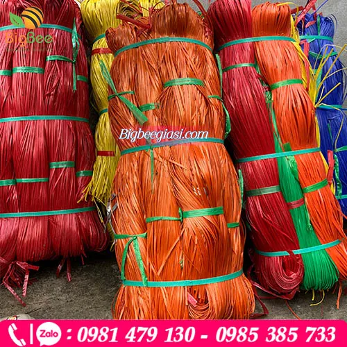 Dây nilon kẽm khô sợi cứng bền dẻo nhiều màu đẹp