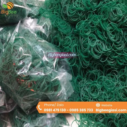 DÂY THUN MÀU XANH ĐƯỜNG KÍNH 25MM