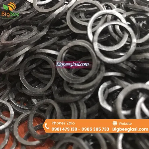 DÂY THUN MÀU ĐEN CỘT ỔI SIZE TIỂU 12mm (LOẠI TỐT)