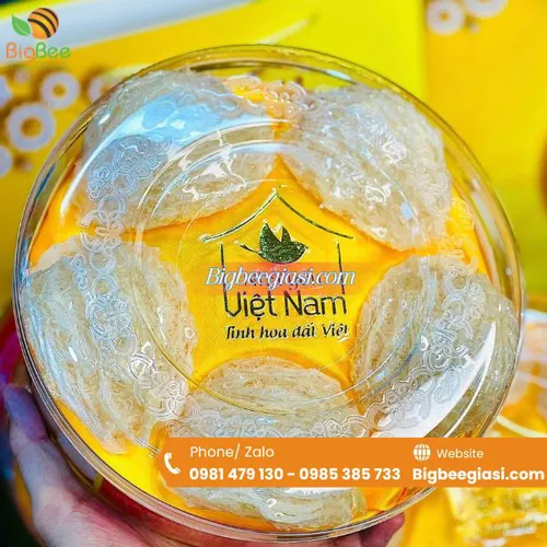 Hộp mica tròn trong suốt đựng hạt điều, yến sào (Nhỏ - Trung - Lớn)