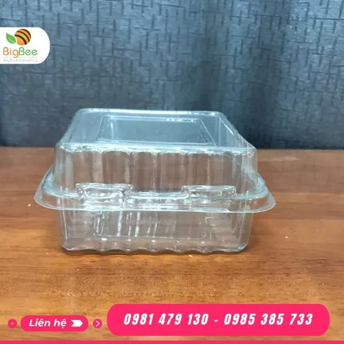 HỘP NHỰA NẮP GẬP H127 VUÔNG