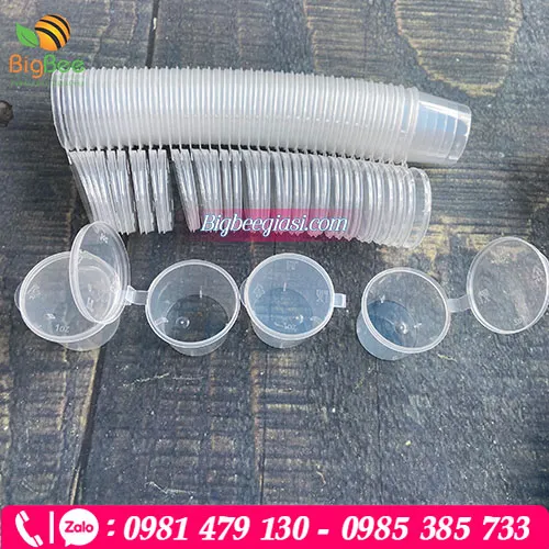 Hũ nhựa nắp liền đựng sốt 1oz, 2oz, 3oz, 4oz