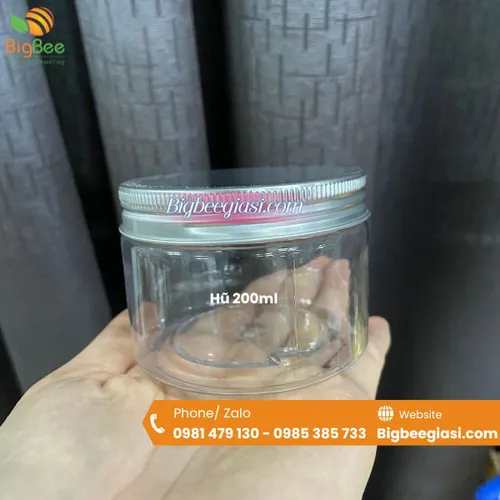 Hũ nhựa pet nắp nhôm 100ml – 200ml – 250ml – 300ml – 350ml