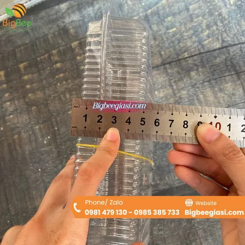 HỘP NHỰA TRONG NẮP GẬP H142