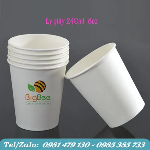 LY GIẤY TRƠN 240ML- 8OZ