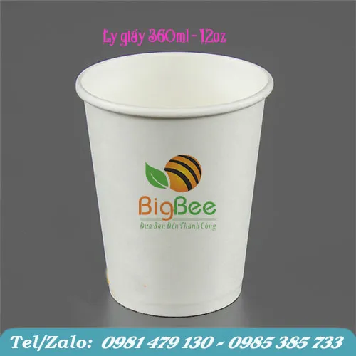 LY GIẤY TRƠN 360ML- 12OZ