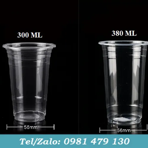 LY NHỰA PET 300ML - 380ML