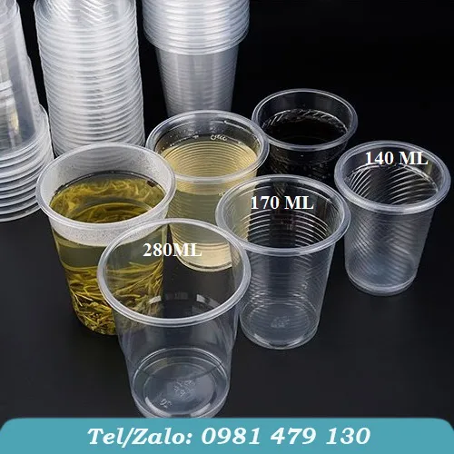 LY NHỰA PET 140ML - 170ML - 280ML