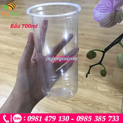 Ly bầu pp 700ml