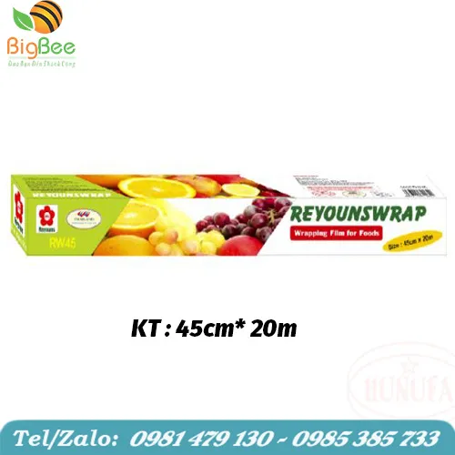 Màng Bọc Thực Phẩm reyouns ( RW45) - Kích Thước 45cm x20m