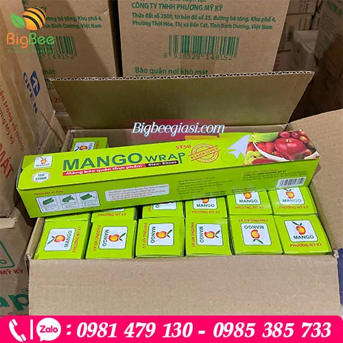 Màng bọc thực phẩm mango cuộn nhỏ ST50 X 30cm