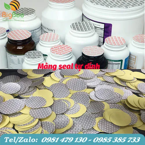 Màng Seal Tự Dính Miệng Hũ Nhựa, Hũ thủy Tinh