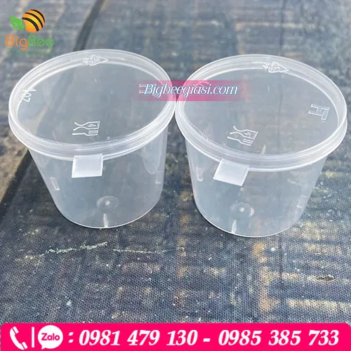 Hũ nhựa nắp liền đựng sốt 1oz, 2oz, 3oz, 4oz