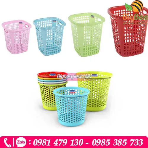 Sọt nhựa đa dạng  kích thước, mẫu mã, màu sắc