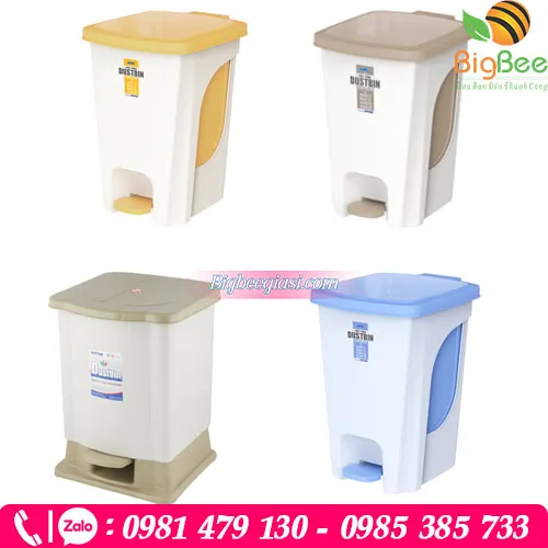 Thùng đựng rác lắp lật – thùng đựng rác đạp chân – thùng đựng rác bập bênh