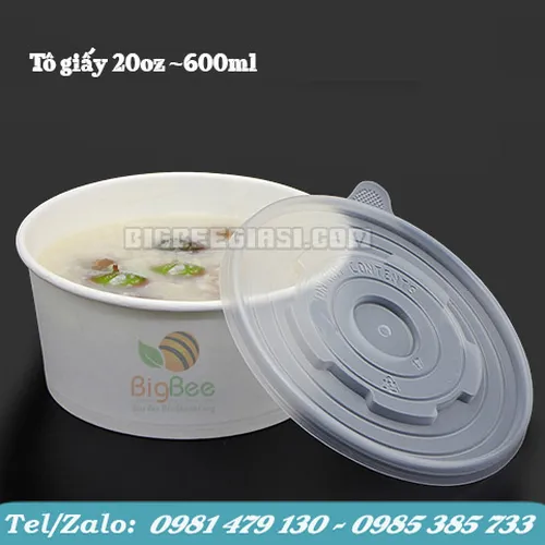 TÔ GIẤY 600ML - 20OZ