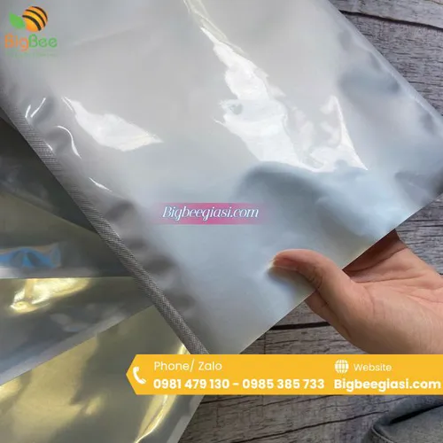 Túi 3 biên 1 mặt bạc 1 mặt trong Giá sỉ rẻ- Xưởng cung cấp Túi ghép 3 biên cao cấp chất lượng.