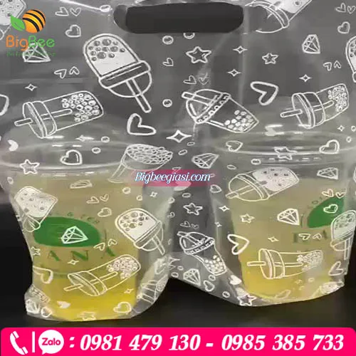 Túi đựng trà sữa 1 ly – 2 ly