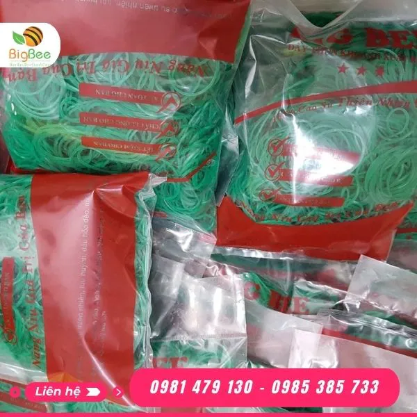 DÂY THUN MÀU XANH ĐƯỜNG KÍNH 38MM