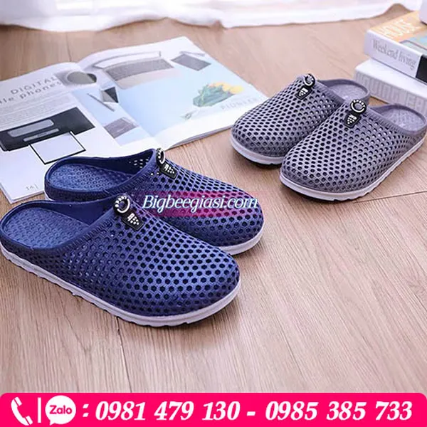 Dép sục nhựa lỗ dẻo siêu êm chân