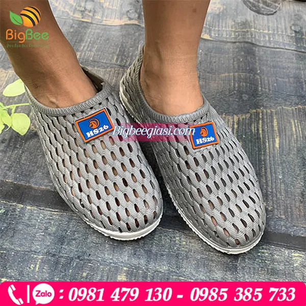 Giày bảo hộ nhựa dẻo, lỗ lưới thoáng khí, đi êm chân( HS26)