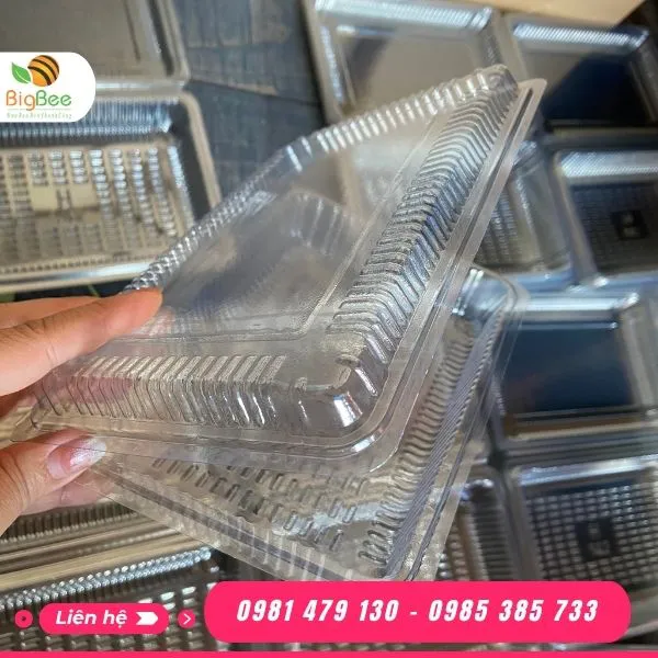 HỘP NHỰA TRONG NẮP GẬP H142
