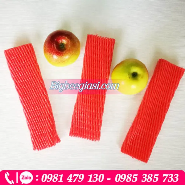 Lưới xốp màu đỏ dài 22cm